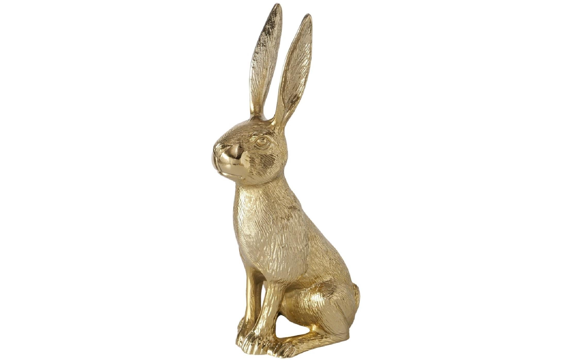 Aufsteller Hase Hannes 35 cmOsterdeko aus Metall