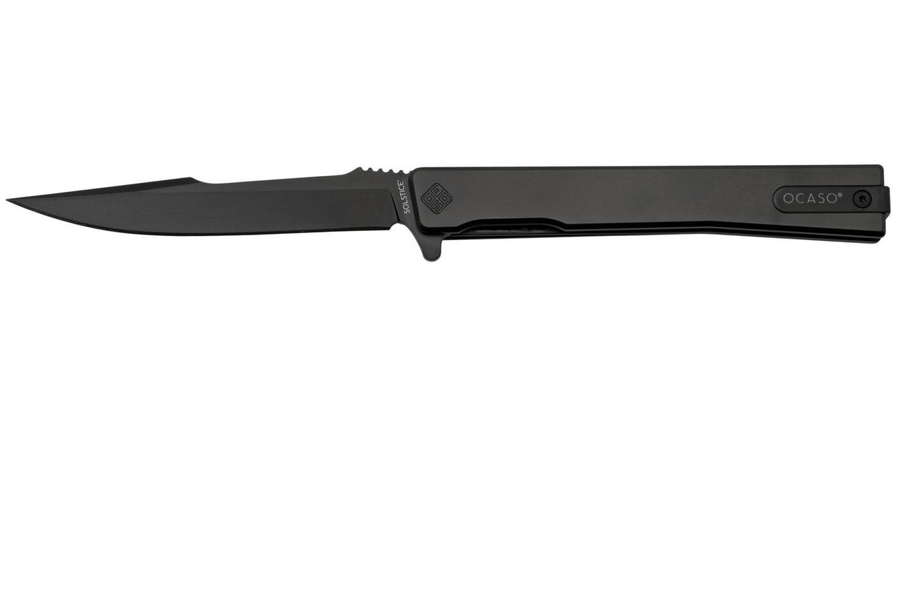 Ocaso Solstice 9HTB, S35VN Harpoon Black Titanium, zakmes