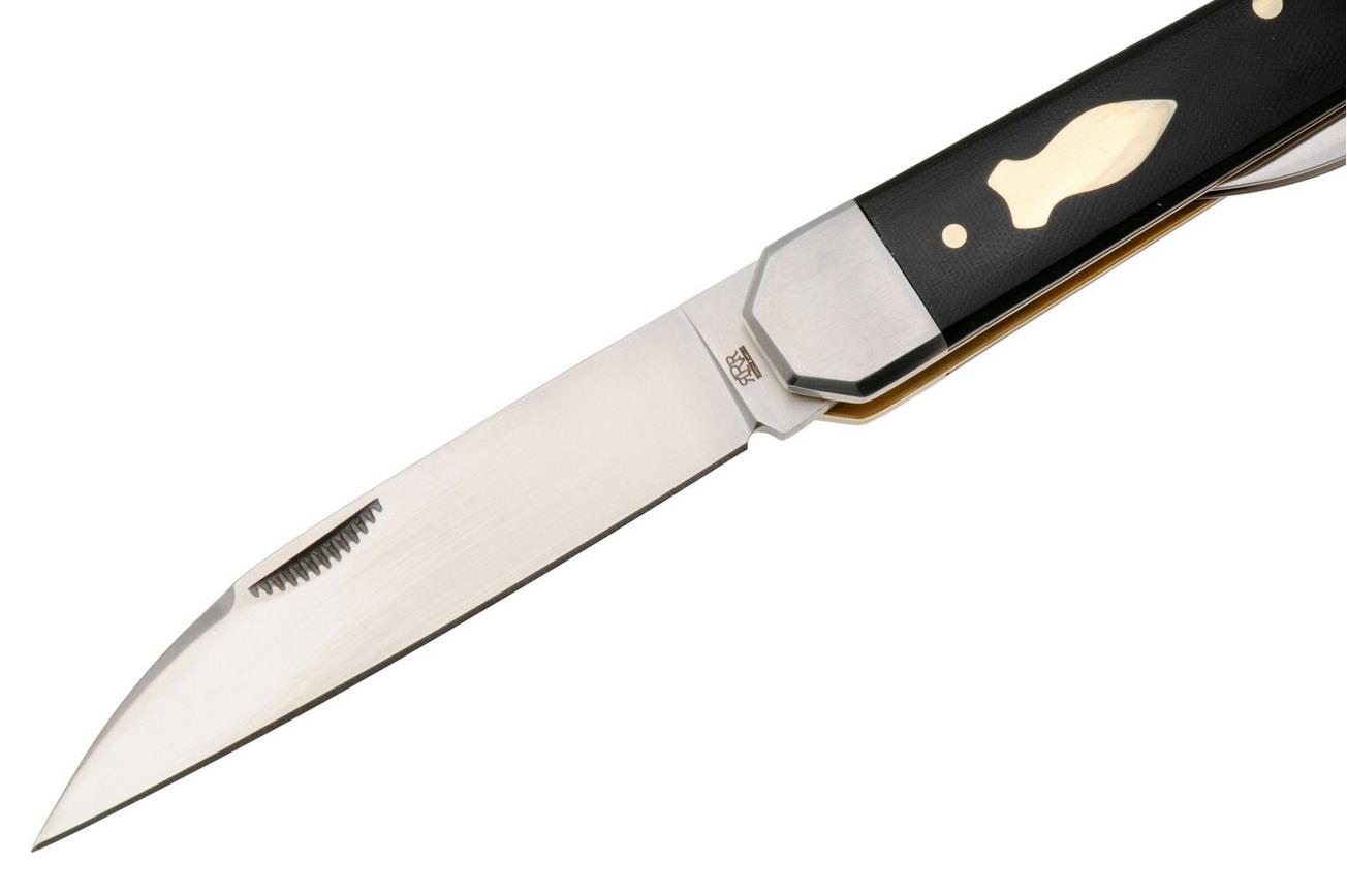 Rough Ryder Reserve Whittler RRR022, D2, Black Micarta, slipjoint zakmes