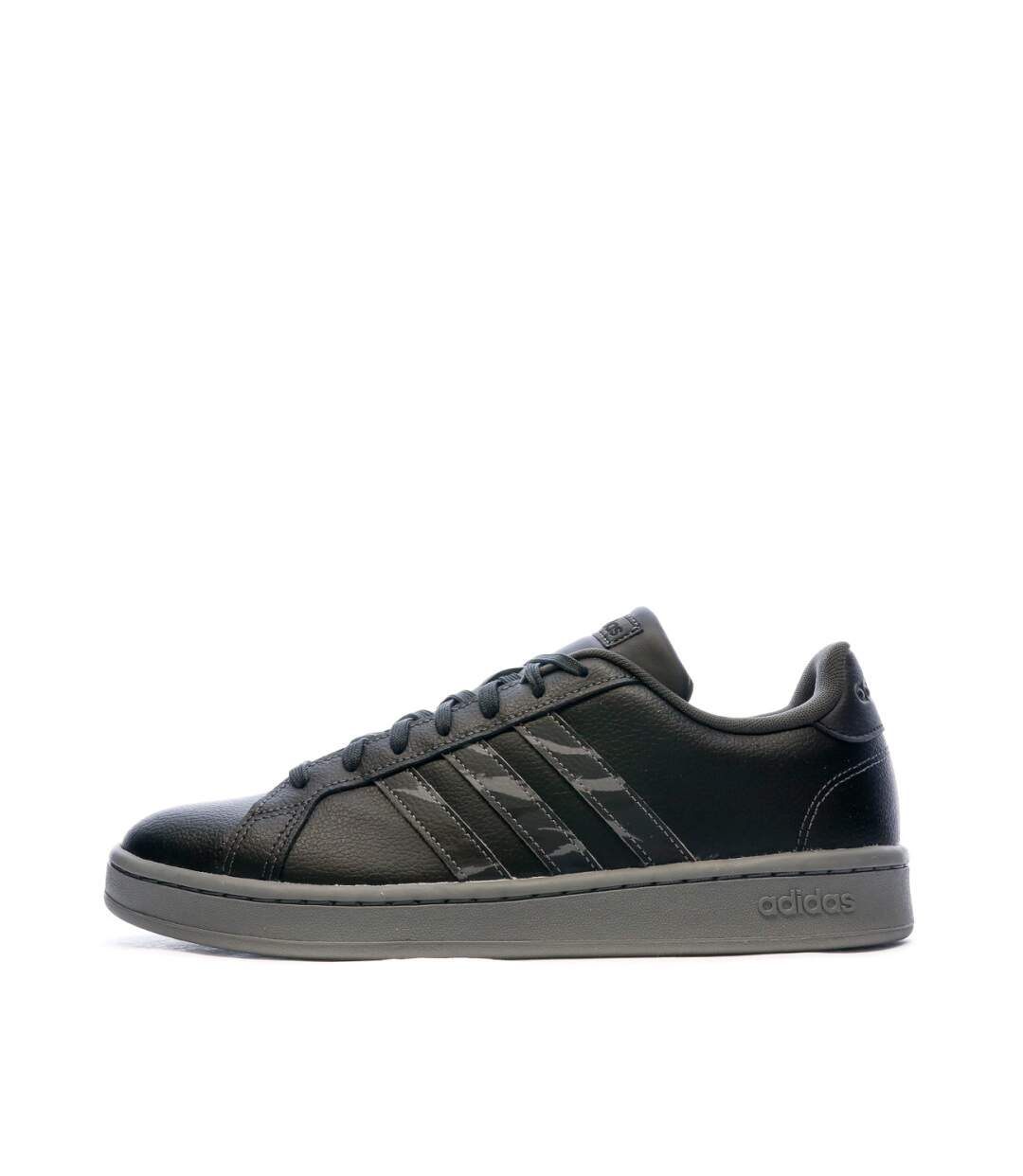 Baskets Noir/Gris Homme Adidas Grand Court