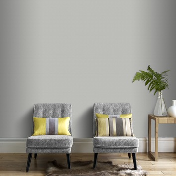 Vliesbehang Lynn zilver grijs 103445