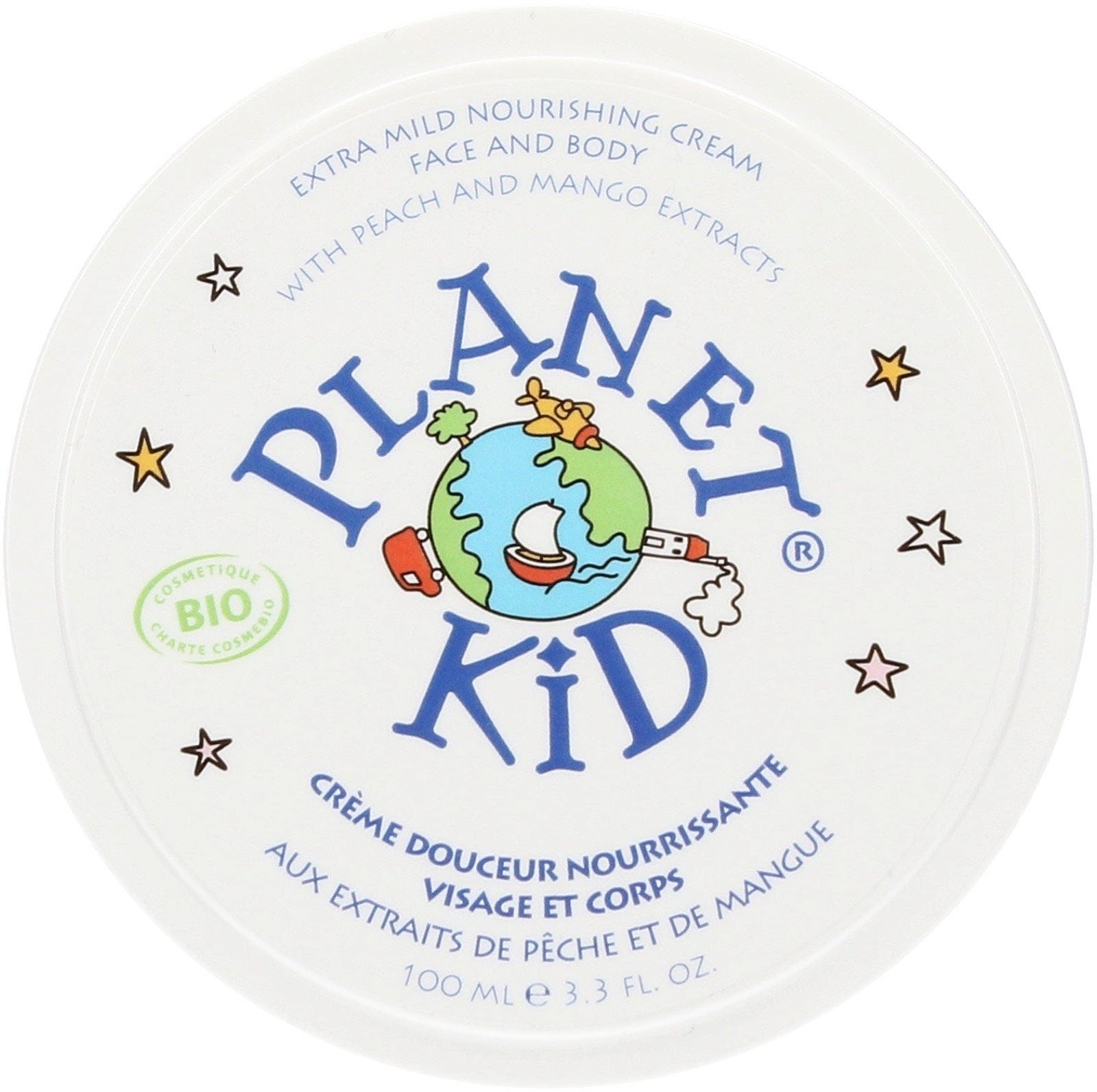 Planet Kid  Extra Mild Peach & Mango Nourishing Cream, 100 ml
