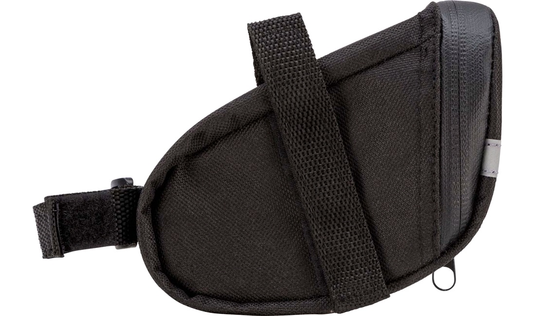 Sadeltaske m/refleks og velcro montering