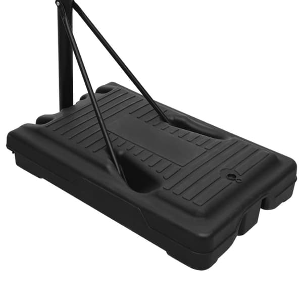vidaXL Basketballstativ svart 282-352 cm polyeten