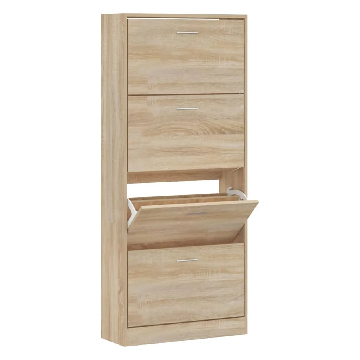 vidaXL Armoire à chaussures - Chêne sonoma