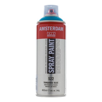 Amsterdam verf acrylverfspray turkooisblauw 400ml