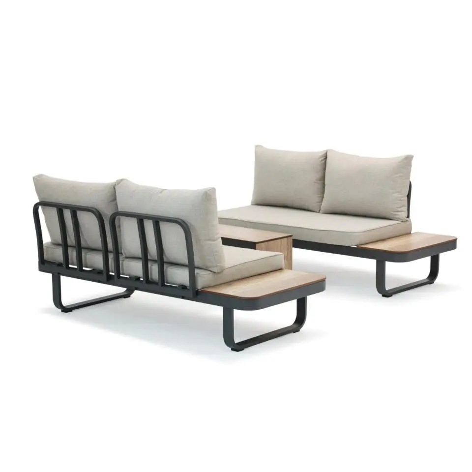 Sens-Line - Palmos Loungeset - Multifunctioneel - Aluminium - Taupe