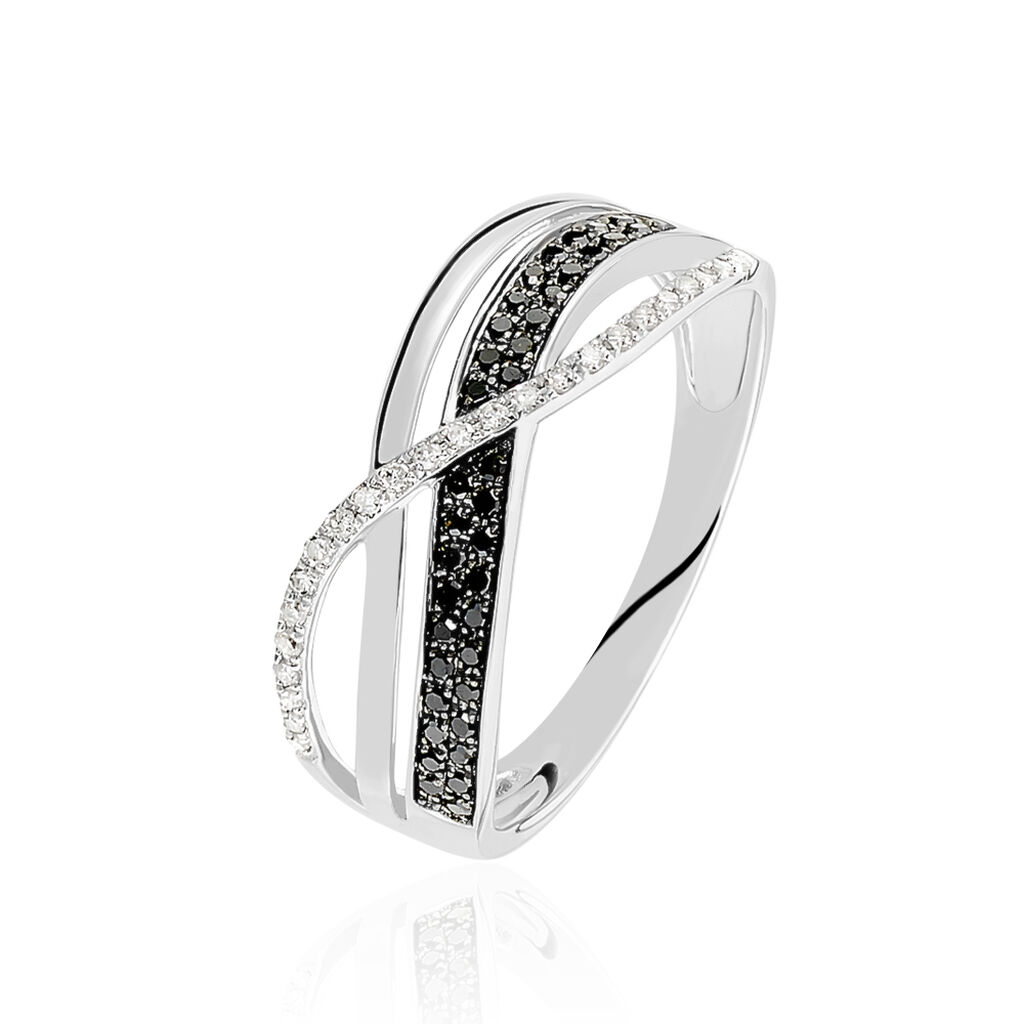 Bague Emilie Or Blanc Diamant