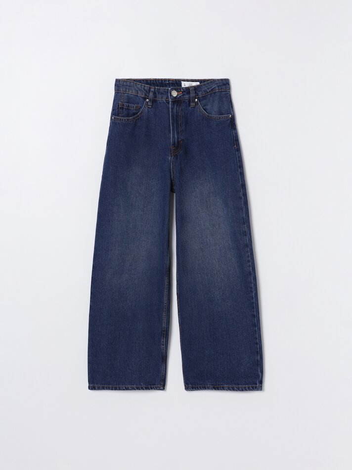 Jeans Barrel - Azul Escuro