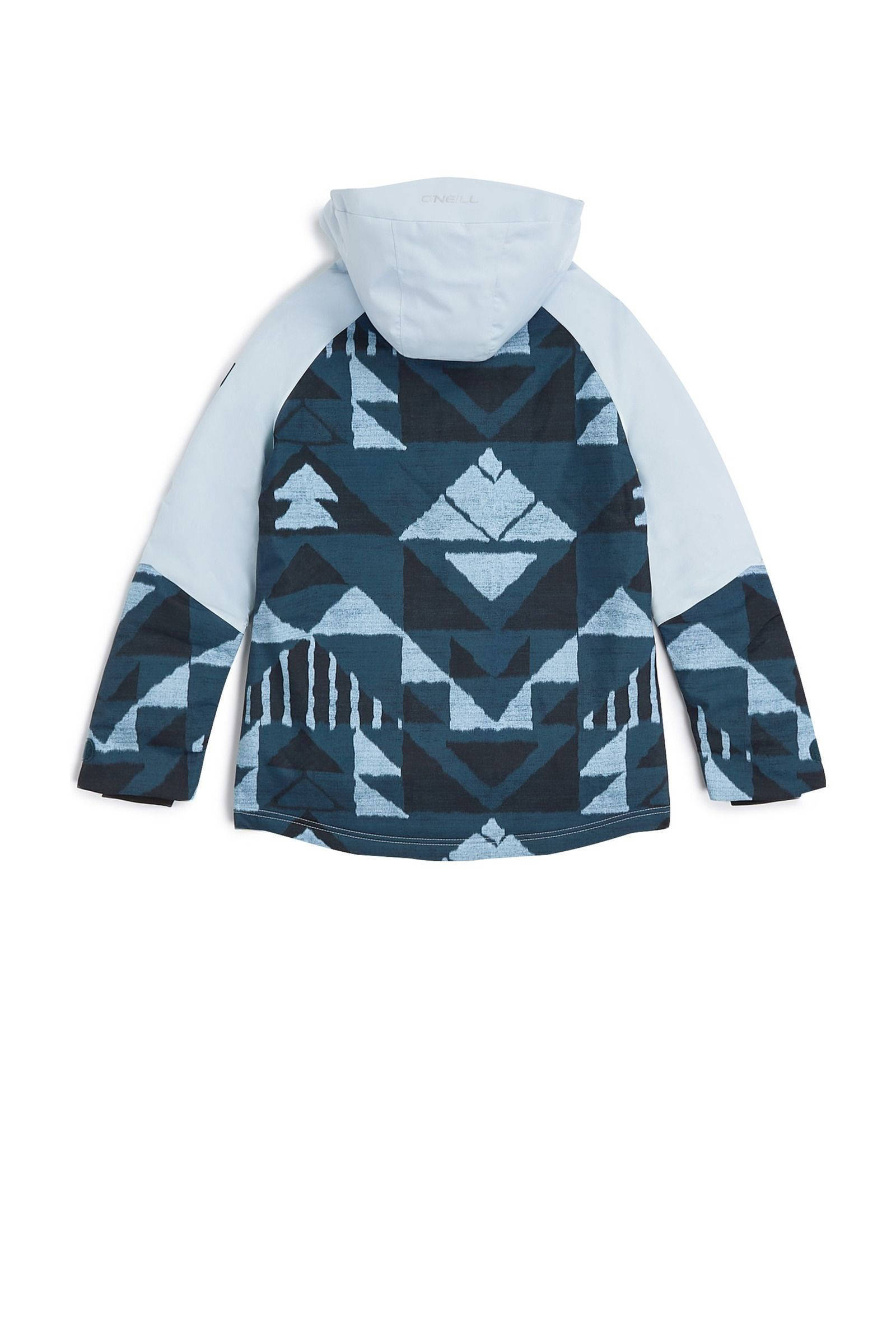 O'Neill ski-jack lichtblauw/petrol/donkerblauw