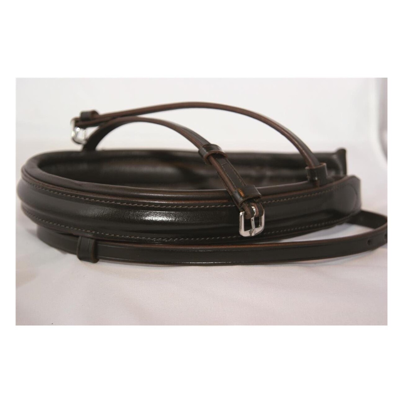 Hans Melzer Horse Equipment Hans Melzer Reithalfter standard englisch kombiniert braun/silber WB EXTRA (KB-Kaltblut)