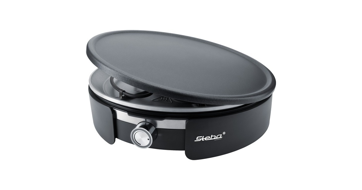 StebaCrêpes Maker XXL CR 36 crêpesmaker  (Zwart/roestvrij staal)