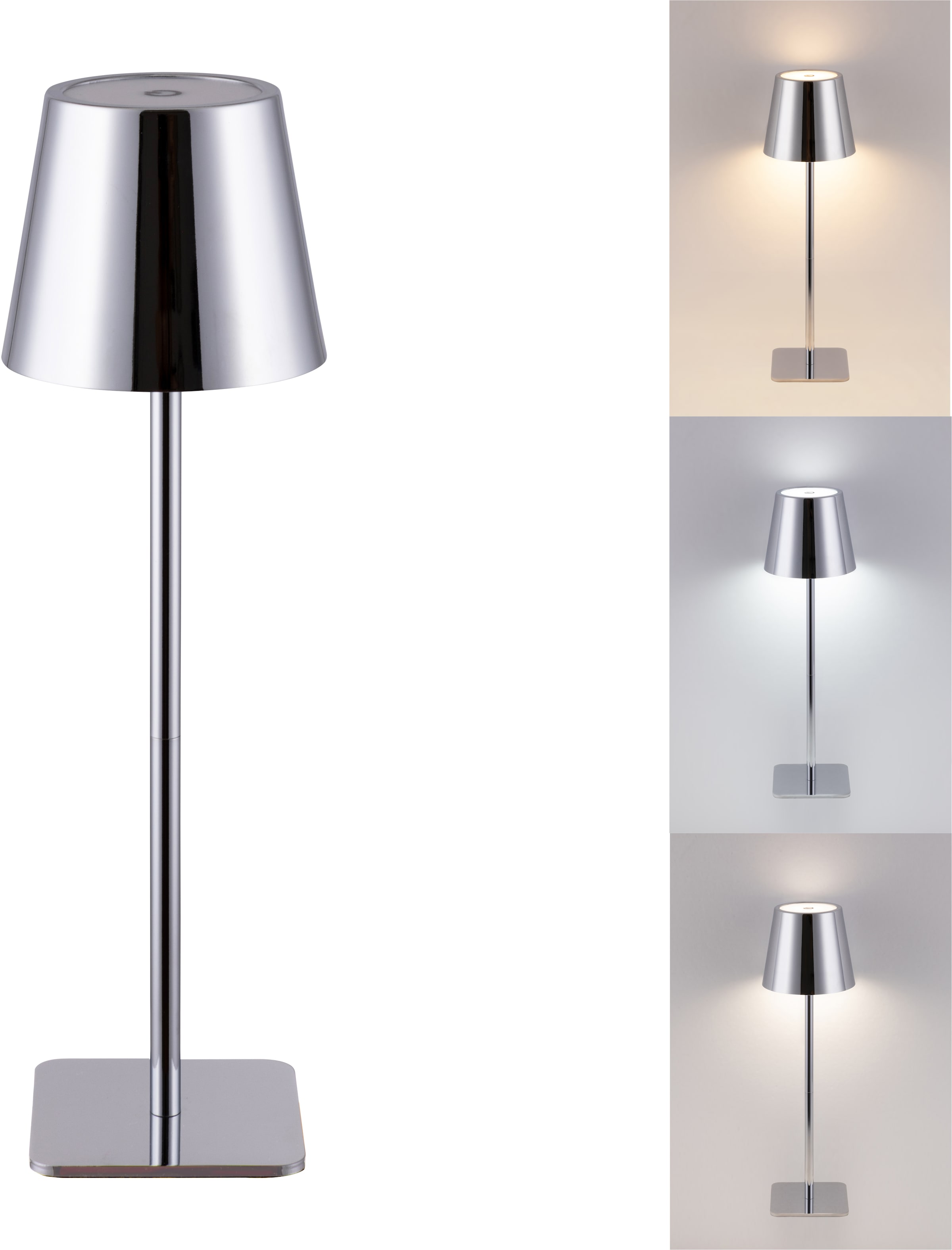GOODproduct LED Tischleuchte »Merrin« LED-Modul 2 Stk. warmweiss - kaltweiss