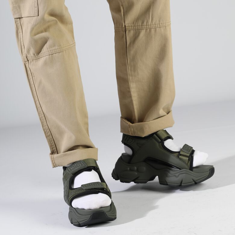 BINARY TRACK BS - VEGAN LYCRARUBBER - KHAKI