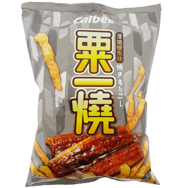 Calbee Gegrilde Maissticks Eel Kabayaki Smaak 80g