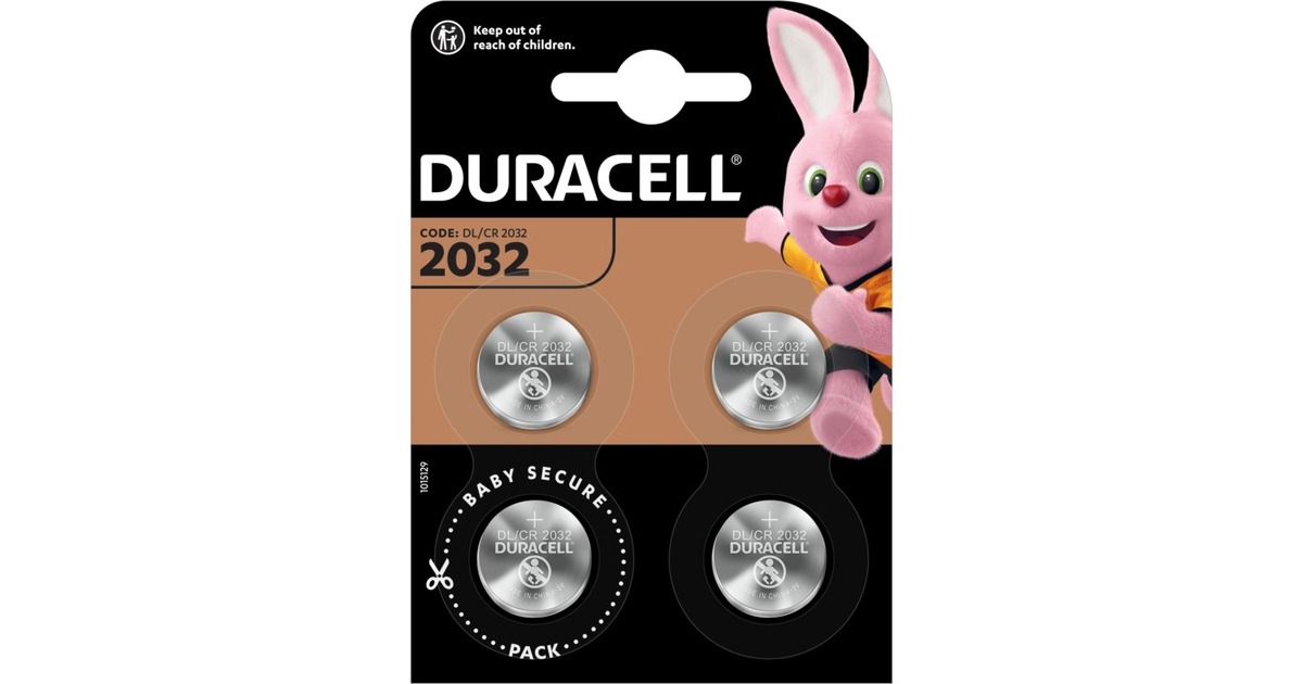 DuracellSpecialty 2032 lithium-knoopcelbatterij  (4 stuks)