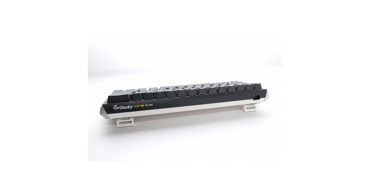 DuckyOne 3 Classic Mini, toetsenbord  (Zwart/wit, US lay-out, Cherry MX Brown, RGB led, Double-shot PBT, Hot-swappable, QUACK Mechanics, 60%)