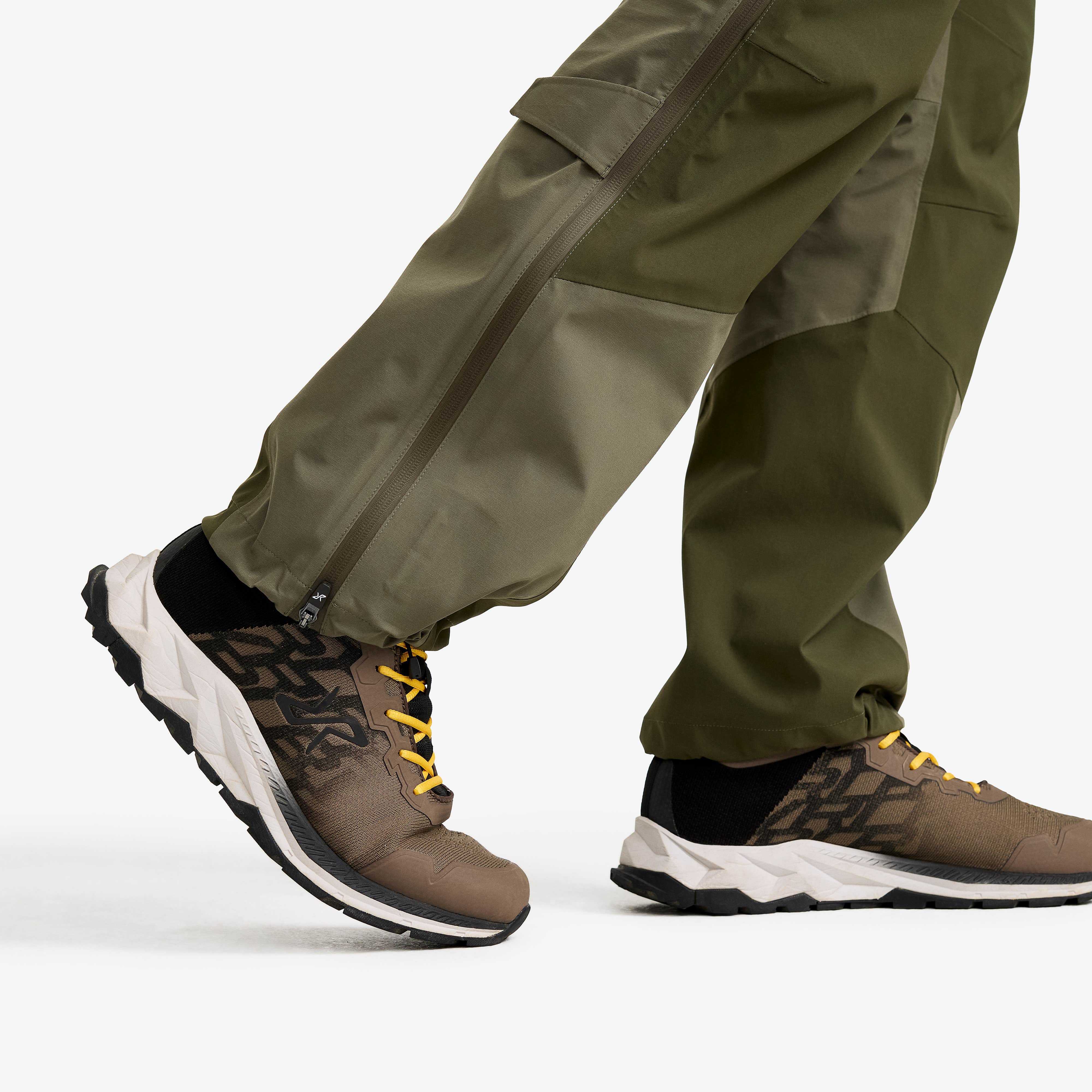 Aries Pro 3L Shell Pants Herre Grape Leaf/Forest Night