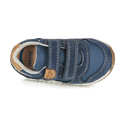 Geox - ALBEN BOY - Bleu / Marron