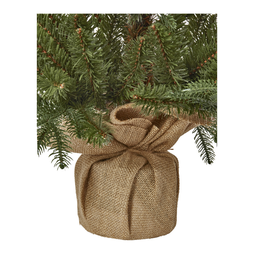 Lite juletre med dekket betongfot 90 cm