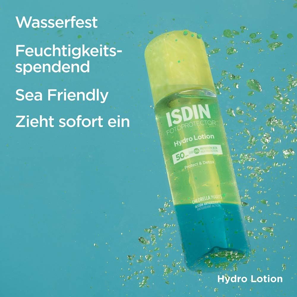 Fotoprotector ISDIN HydroLotion LSF 50 wasserfester Sonnenschutz für empfindliche Haut