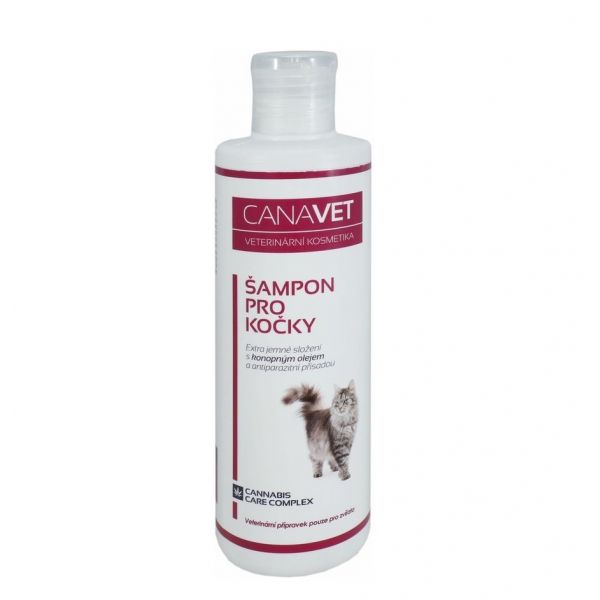 Canavet Shampoo Gatos Antiparasitário 250ml