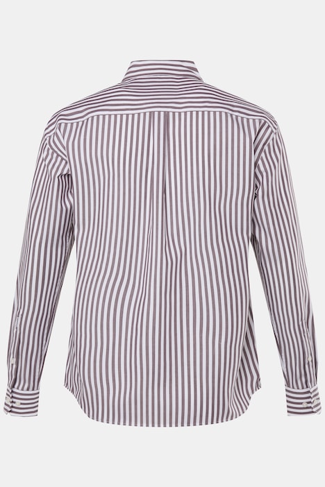 Streifenhemd, Business,  Langarm, verdeckter Buttondown-Kragen, Easy Care, Modern Fit, bis 8 XL