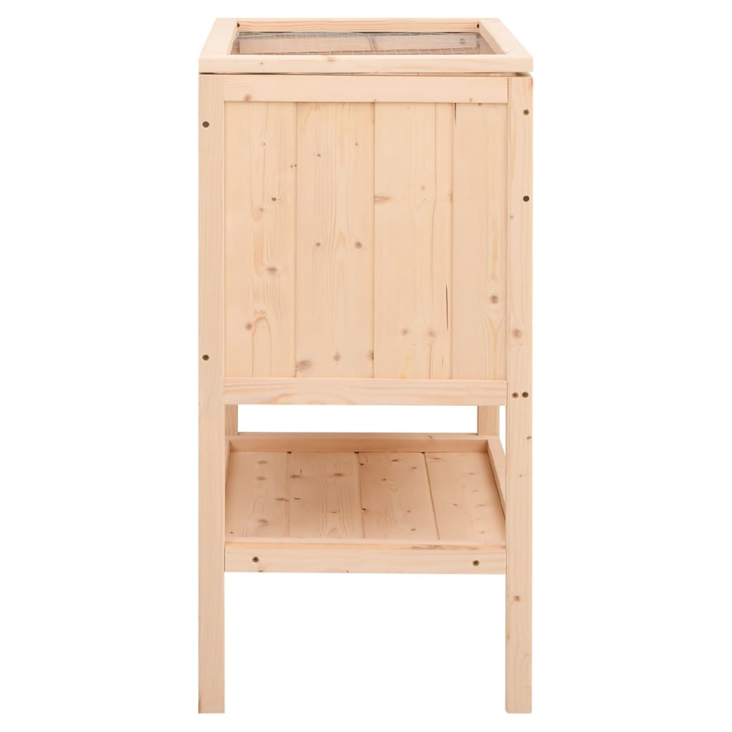 Cage à hamster 55x40x80 cm bois massif de sapin
