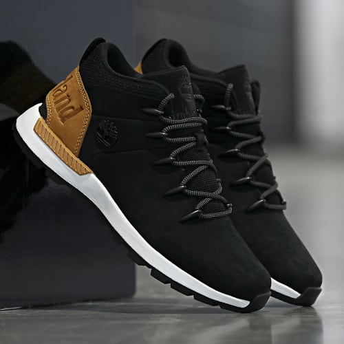 Baskets Sprint Trekker A24AB Black Nubuck Wheat