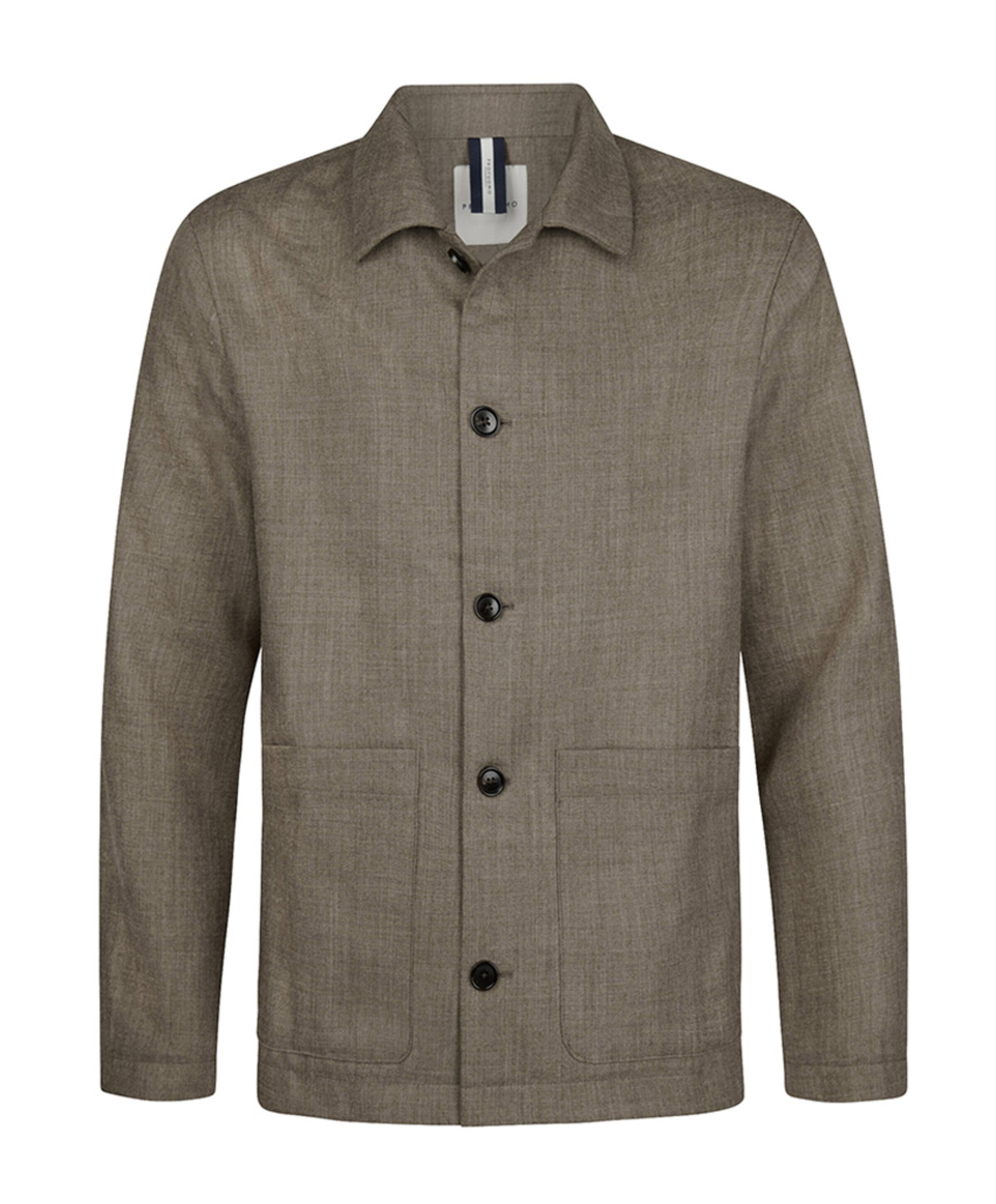 Profuomo Heren overshirt bruin