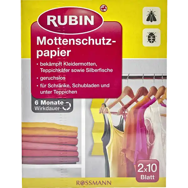 Mottenschutzpapier