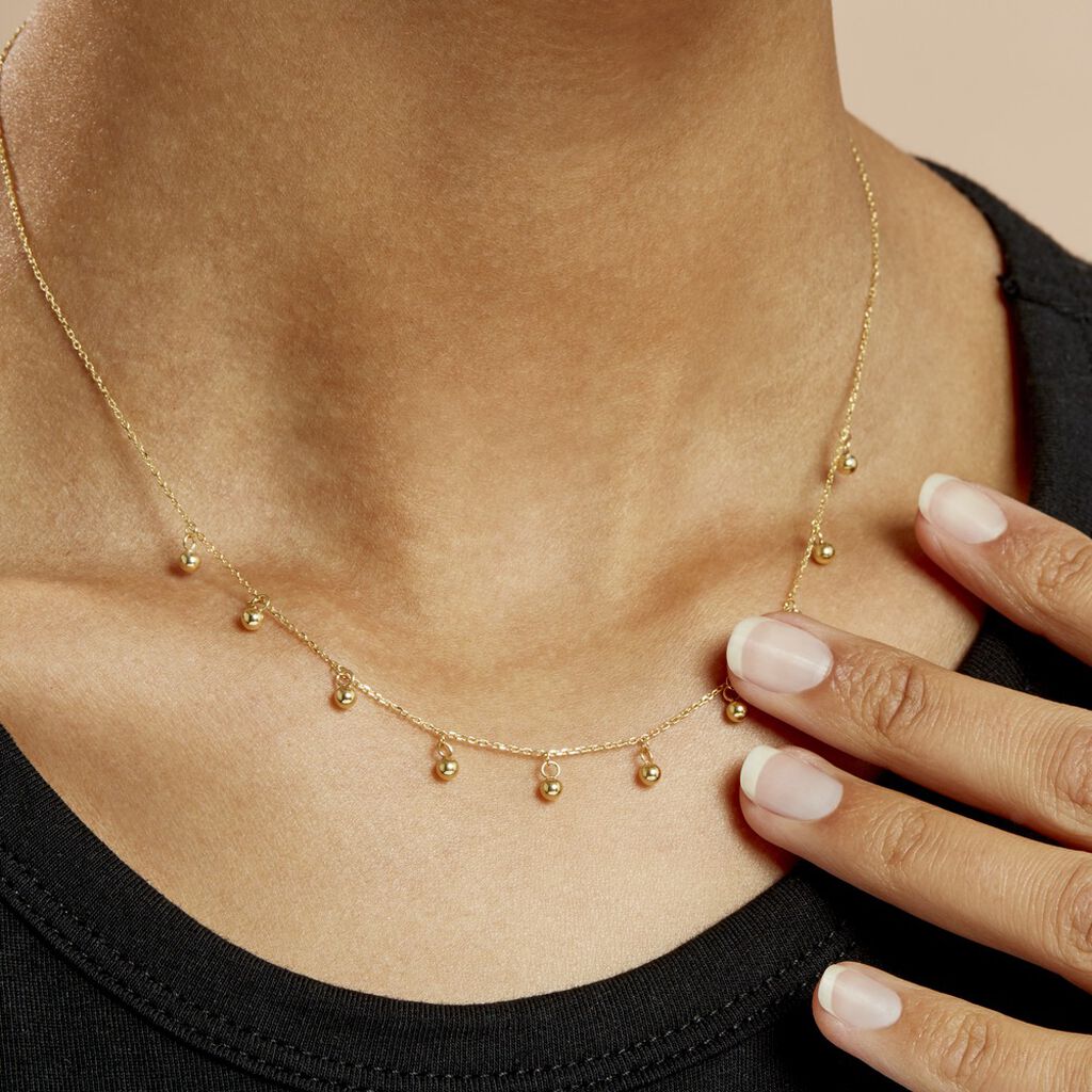 Collier Bethanie Or Jaune