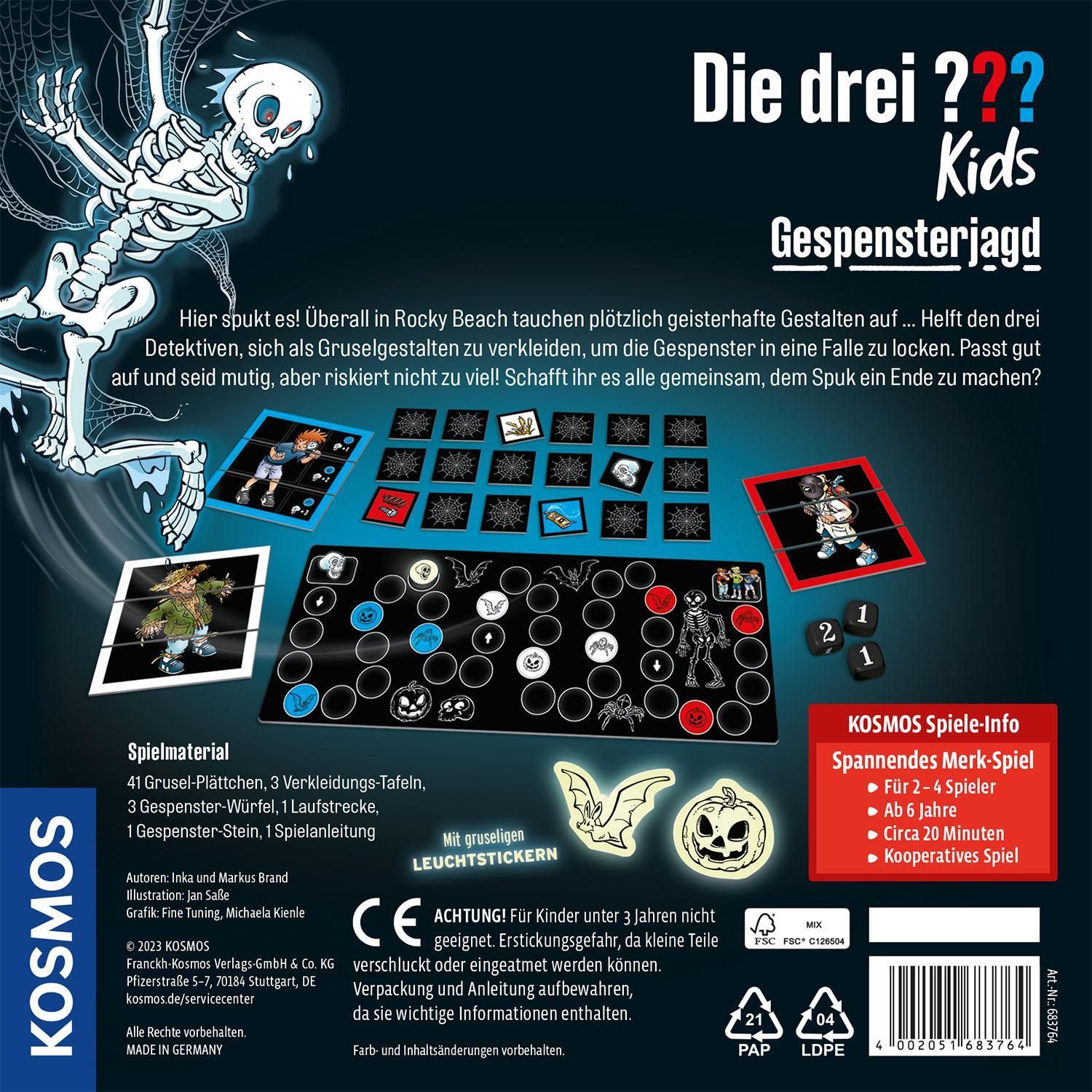 Escape-Spiel EXIT® DIE DREI Kids GESPENSTERJAGD in bunt