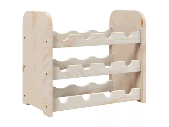 Prolenta Premium - Casier à vin 43x25x37 cm bois de pin massif