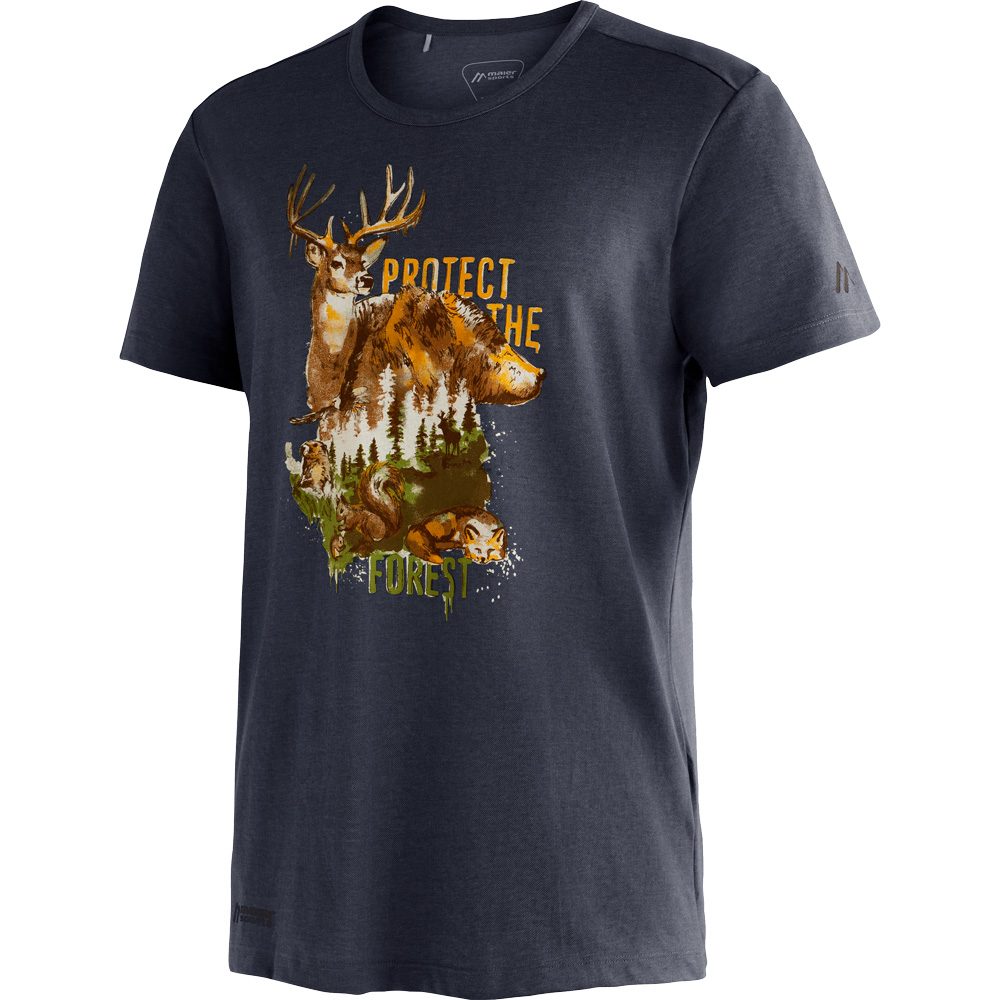 Maier Sports Burgeis 18 T-Shirt Herren nightsky