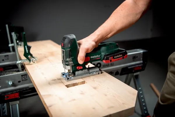 Metabo ST 18 LT 130 BL, Tønde greb, Sort, Grøn, Rød, -45 - 45°, Stål, Træ, Børstefri, 3500 spm - SOLO