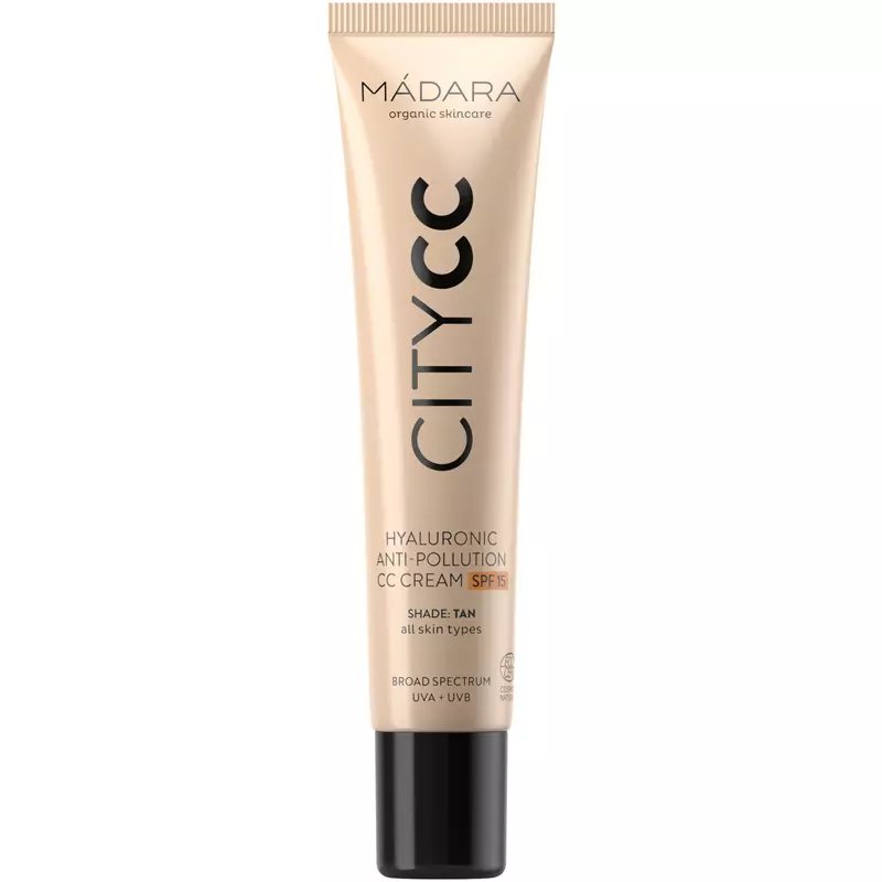 MÁDARA CITY CC Hyaluronic Anti-pollution CC Cream SPF 15 - 40 ml - Tan