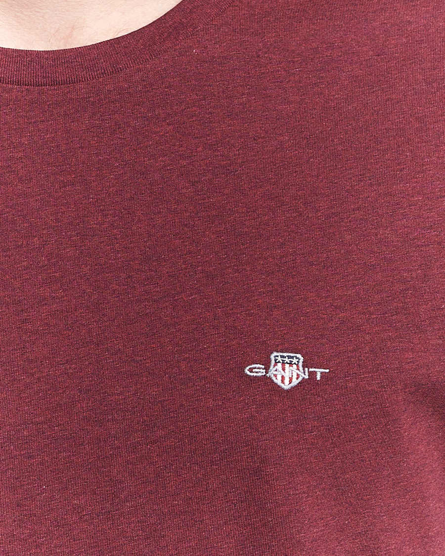 GANT The Original T-Shirt Bordeaux Melange