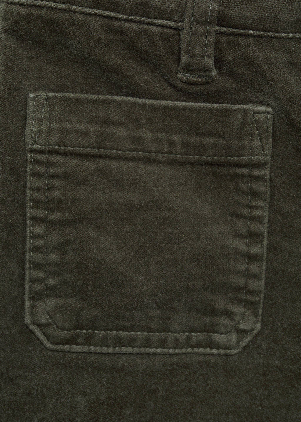 Mango Kids flared casual broek kaki