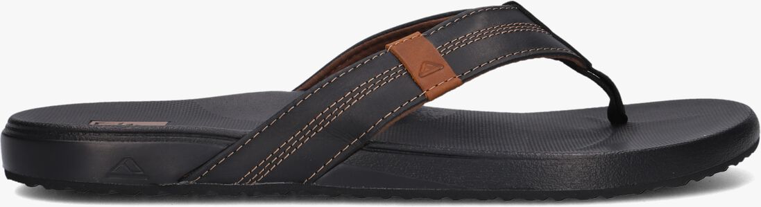 REEF zwarte reef teenslippers cushion phantom