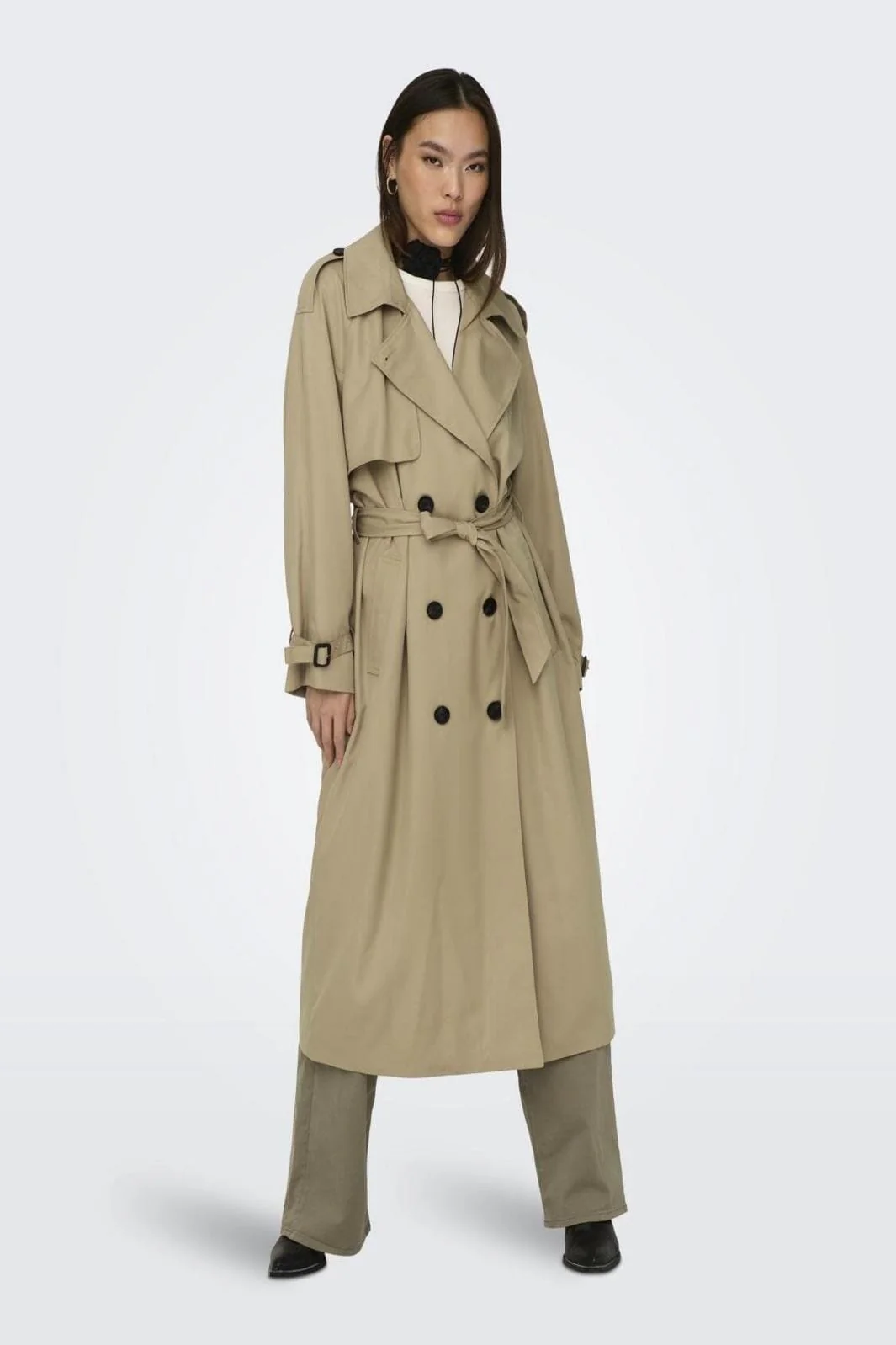 Only Onlchloe Trenchcoat Double B. Otw