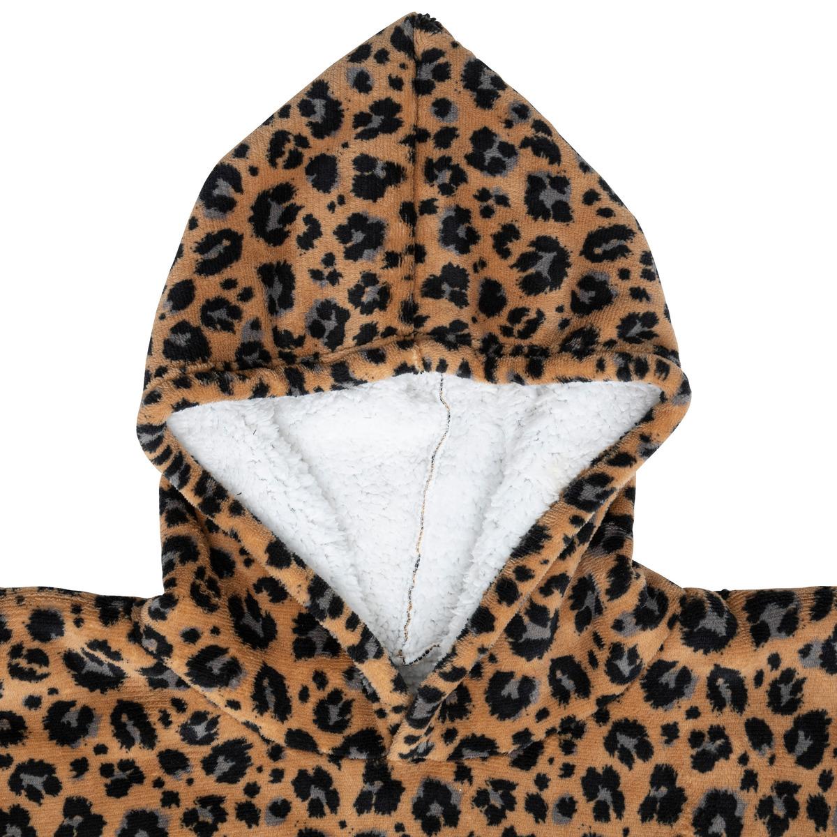 PLAID SWEAT IMPRIME LEOPARD