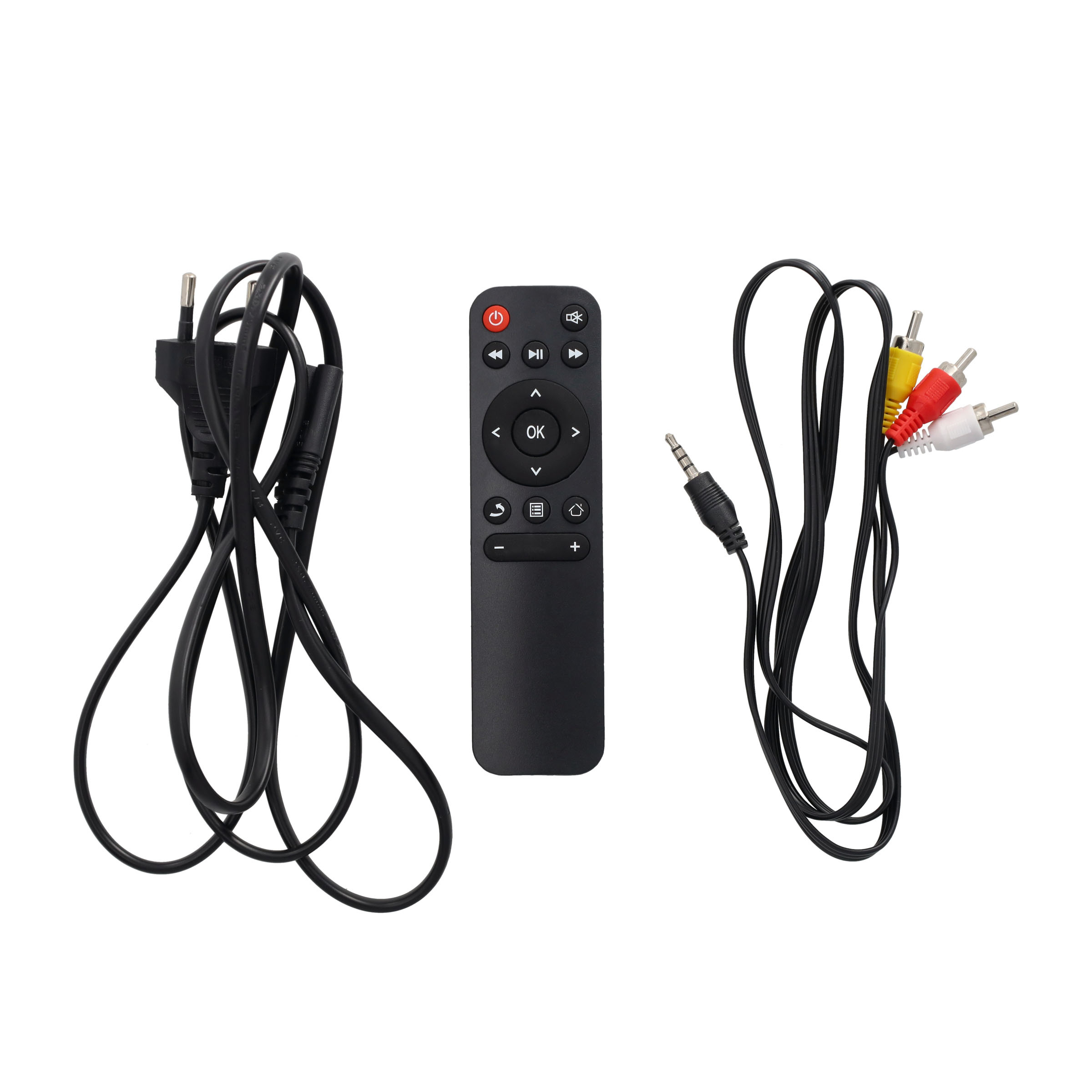 Multimedia LED Projektor Beamer Heimkino (100 ANSI Lumen) 1080p Full HD / HDMI / USB / AV / VGA / 3.5mm AUX Output - Weiss