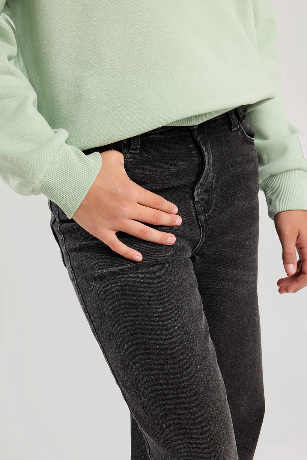 America Today wide leg jeans Olivia JR washed black