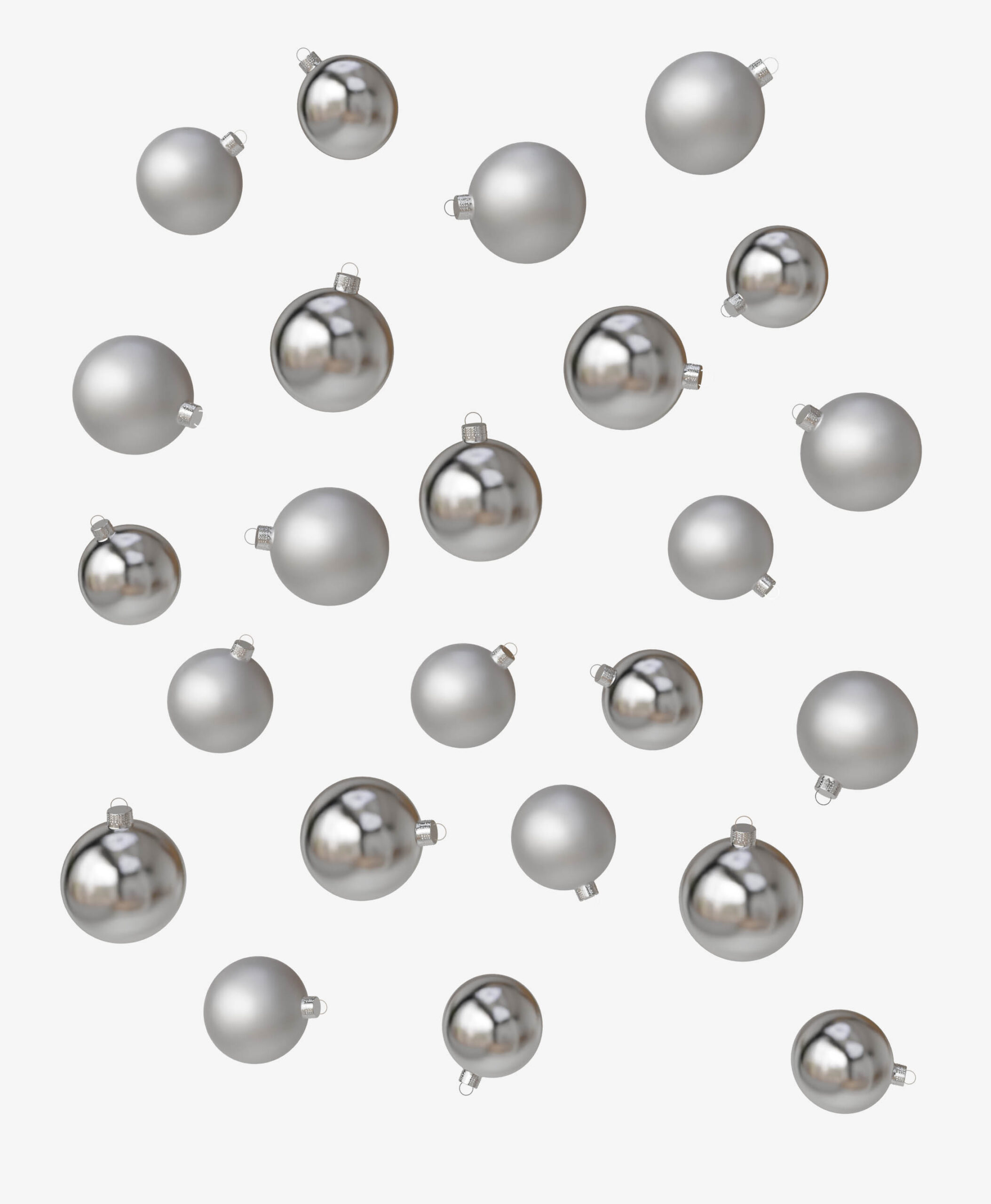 Weihnachtsbaumkugeln, 4er-Set