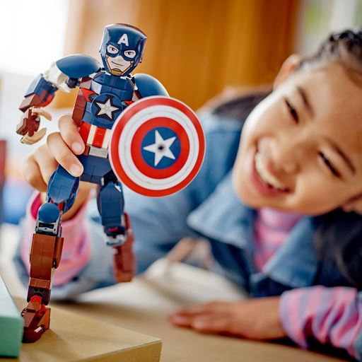 LEGO Super Heroes Byg Selv-Figur Af Captain America - 76258