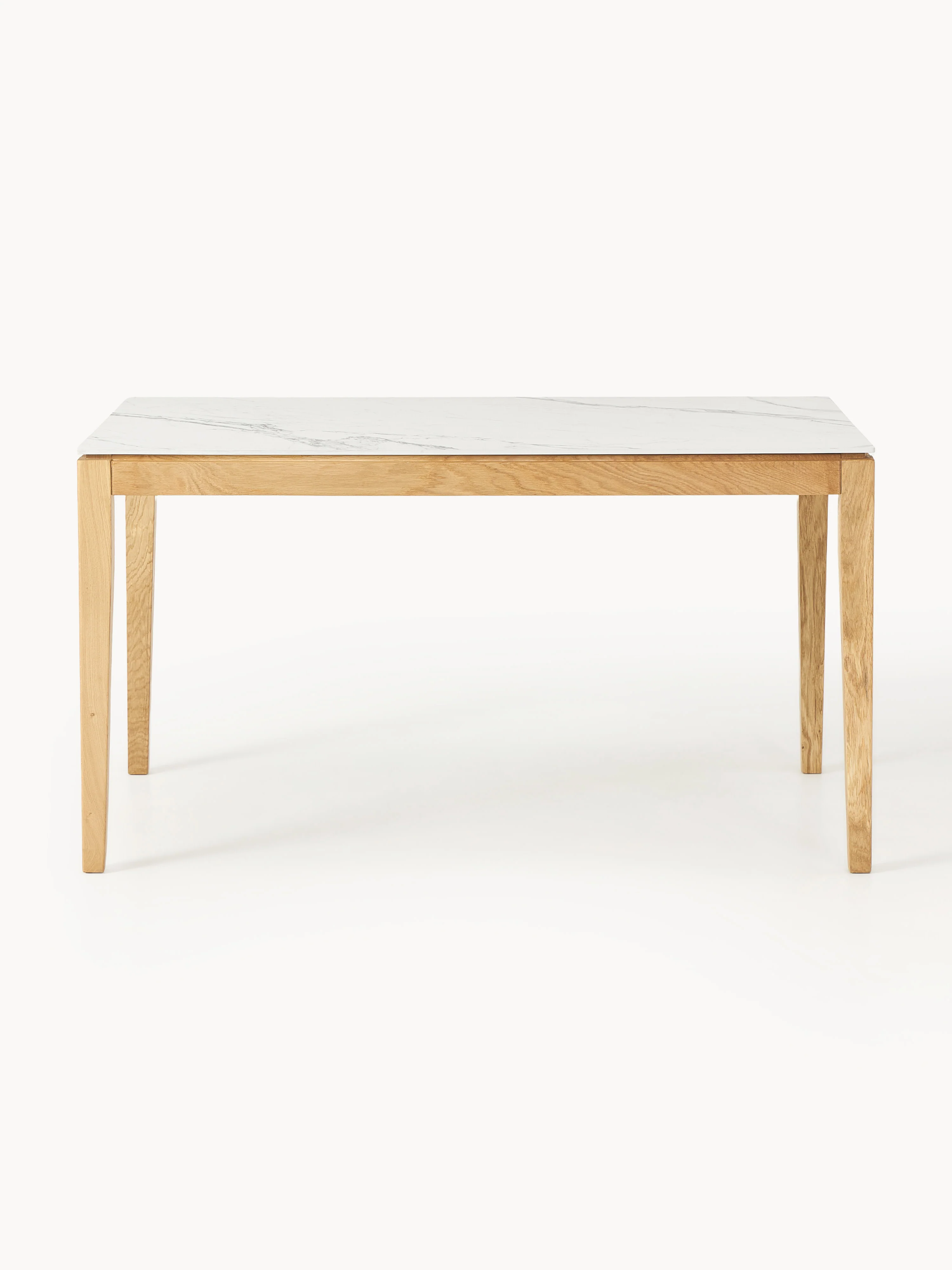 Eettafel Jackson met tafelblad in marmerlook, verschillende formaten