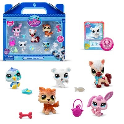Littlest Pet Shop Winter Besties Figursett 5-Pack