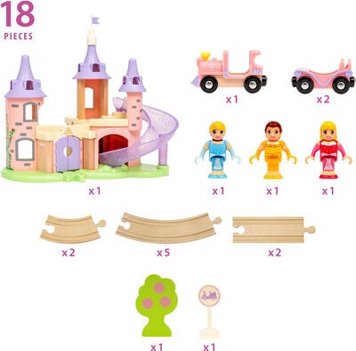 BRIO 33312 Disney Princess Slott med tilbehør