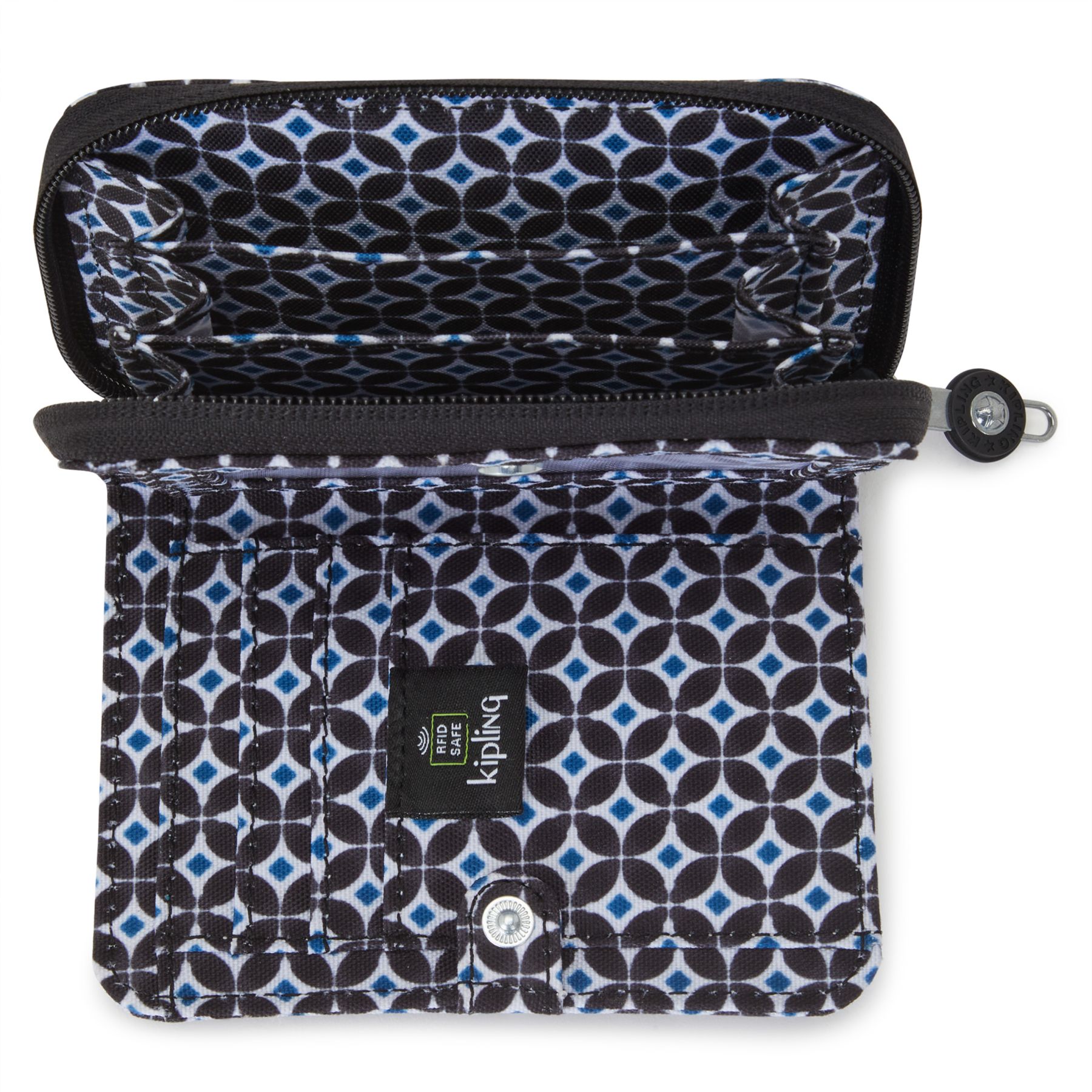 MONEY LOVE Portefeuille Moyen RFID - Blackish Tile